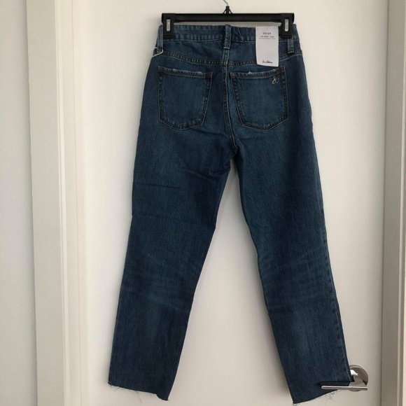 Sam Edelman Mary Jane High Rise Straight Crop Jean - Picture 4 of 10